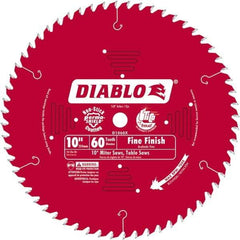 Freud - 10" Blade Diam, 60 Teeth, Carbide-Tipped Cold Saw Blade - 5/8" Arbor Hole Diam, 0.071" Blade Thickness - A1 Tooling