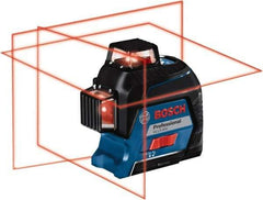 Bosch - 3 Beam 200' Max Range Self Leveling Line Laser - 3/32" at 30' Accuracy, Battery Included - A1 Tooling