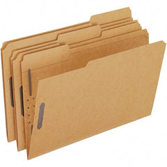 Pendaflex - 8-1/2 x 14", Legal, Brown, File Folders with Top Tab - Assorted Tab Cut Location - A1 Tooling