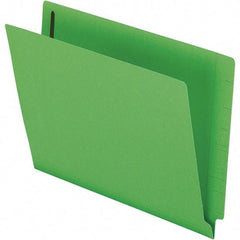 Pendaflex - 8-1/2 x 11", Letter Size, Green, File Folders with End Tab - 11 Point Stock, Straight Tab Cut Location - A1 Tooling