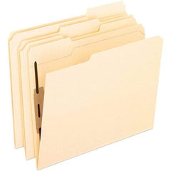 Pendaflex - 8-1/2 x 11", Letter Size, Manila, File Folders with Top Tab - 11 Point Stock, Assorted Tab Cut Location - A1 Tooling