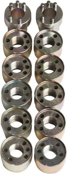 Jendyk - Wheel Lock Set - For Use with Hub-Piloted Wheels (M22 x 1.5 Thread Size) - A1 Tooling