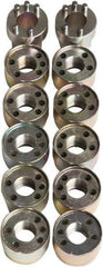 Jendyk - Wheel Lock Set - For Use with Hub-Piloted Wheels (M22 x 1.5 Thread Size) - A1 Tooling