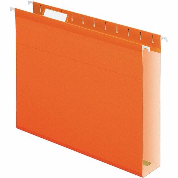 Pendaflex - 8-1/2 x 11", Letter Size, Orange, Hanging File Folder - 11 Point Stock, 1/5 Tab Cut Location - A1 Tooling