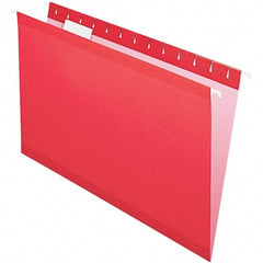 Pendaflex - 8-1/2 x 14", Legal, Red, Hanging File Folder - 11 Point Stock, 1/5 Tab Cut Location - A1 Tooling