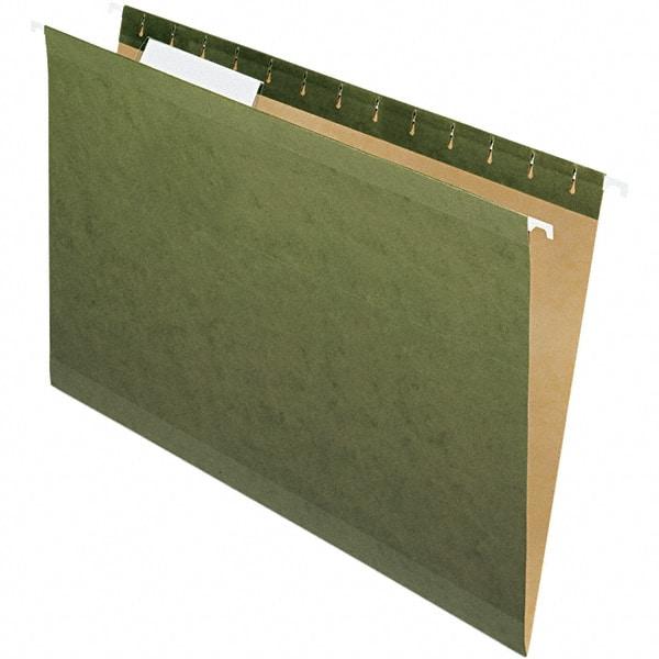 Pendaflex - 8-1/2 x 14", Legal, Standard Green, Hanging File Folder - 11 Point Stock, 1/3 Tab Cut Location - A1 Tooling