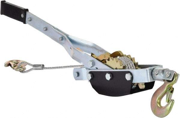 Vestil - 2,000 to 4,000 Lb Lifting Capacity, 10' Lift Height, Puller Hoist - Made from Wire Rope - A1 Tooling