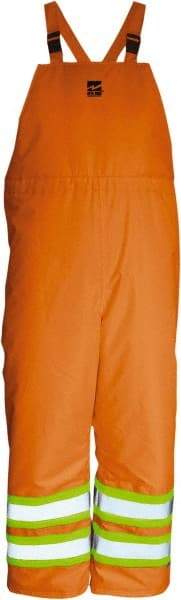 Viking - Size 3XL, High Visibility Orange, Cold Weather Bib Overall - Hook & Loop Ankle - A1 Tooling