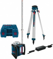 Bosch - 1,650' Measuring Range, 1/16" at 100' Accuracy, Self-Leveling Horizontal Rotary Slope Laser - ±5° Self Leveling Range, 1 Beam - A1 Tooling