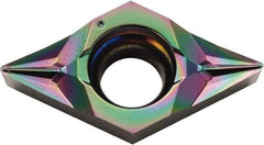 Kyocera - DCGT32505 MFP Grade PDL025 Carbide Turning Insert - Al2O3 Finish, 55° Diamond, 3/8" Inscr Circle, 5/32" Thick, 0.0079" Corner Radius - A1 Tooling