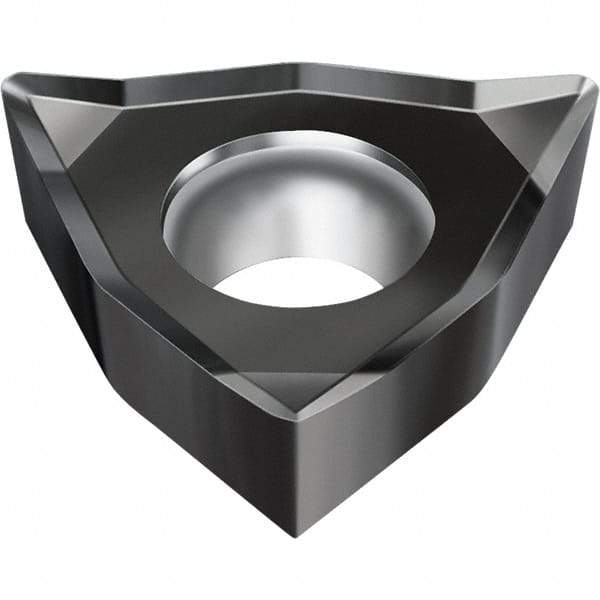 Walter - WCGT1.81.51 MN2 Grade WNN10 Carbide Turning Insert - Proprietary Finish, 80° Trigon, 7/32" Inscr Circle, 3/32" Thick, 0.016" Corner Radius - A1 Tooling