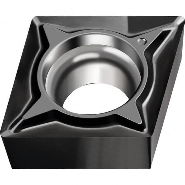 Walter - CCGT32.50.2 FN2 Grade WNN10 Carbide Turning Insert - Proprietary Finish, 80° Diamond, 3/8" Inscr Circle, 5/32" Thick, 0.004" Corner Radius - A1 Tooling