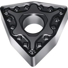 Walter - WNMG434 MM5 Grade WSM30S Carbide Turning Insert - TiALN/Al2O3 Finish, 80° Trigon, 1/2" Inscr Circle, 3/16" Thick, 0.063" Corner Radius - A1 Tooling