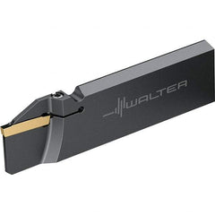 Walter - 32mm Blade Height, 1/4" Blade Width, 110mm OAL, Left Hand Cut, Single End Indexable Cut-Off Blade - 33mm Max Depth of Cut, G1041 Blade, GX Series - A1 Tooling