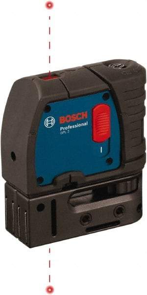 Bosch - 2 Beam 100' Max Range Self Leveling Dot Laser Level - 1/4" at 100' & 1/8" at 30' Accuracy, Battery Included - A1 Tooling