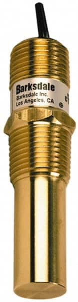 Barksdale - 50 to 300°F Bi-Metal Compact Switch - 1/2" NPT, 11/16 x 1-1/2 Rigid Stem, Brass, ±10°F - A1 Tooling