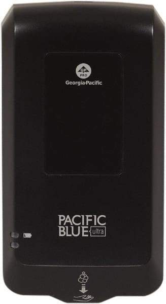 Georgia Pacific - 1000 to 1200 mL Foam Hand Sanitizer Dispenser - Automatic Operation, Plastic, Wall Mounted, Black - A1 Tooling