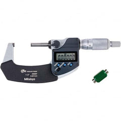 Mitutoyo - Electronic Outside Micrometers Type: Coolant-proof Minimum Measurement (Decimal Inch): 1.0000 - A1 Tooling