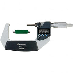 Mitutoyo - Electronic Outside Micrometers Type: Coolant-proof Minimum Measurement (Decimal Inch): 2.0000 - A1 Tooling