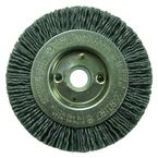 3" Diameter - 1/2 - 3/8" Arbor Hole - Abrasive Nylon Straight Nylox Wheel - A1 Tooling