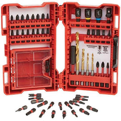 Milwaukee Tool - Power & Impact Screwdriver Bit Sets Point Type: Assorted Bit Type: Driver - A1 Tooling