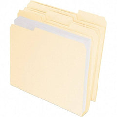 Pendaflex - 11-5/8 x 9-1/2", Letter Size, Manila, File Folders with Top Tab - 11 Point Stock, Assorted Tab Cut Location - A1 Tooling