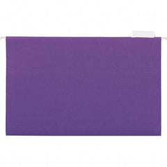 UNIVERSAL - 9-1/2x11-3/4", Legal, Violet, Hanging File Folder - 11 Point Stock, 1/5 Tab Cut Location - A1 Tooling