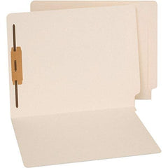 UNIVERSAL - 8-1/2 x 11", Letter Size, Manila, File Folders with End Tab - 11 Point Stock, Straight Tab Cut Location - A1 Tooling