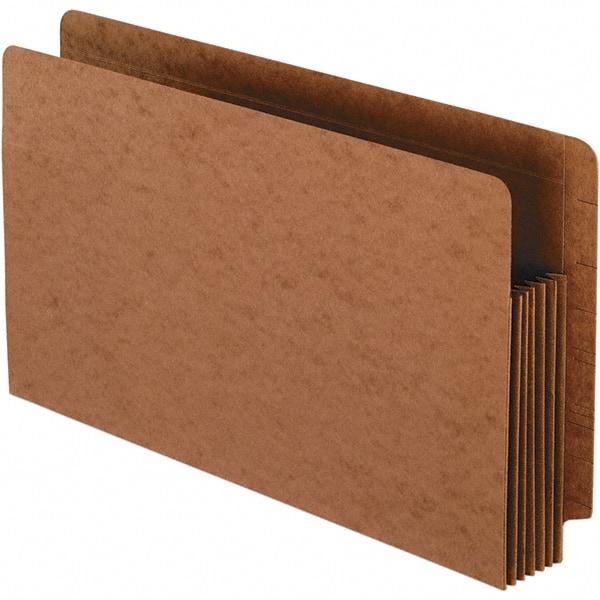 Pendaflex - 15-3/4 x 9-1/2", Legal, Brown, Expandable File Folders with Drop Front & End Tab Pocket - Straight Tab Cut Location - A1 Tooling