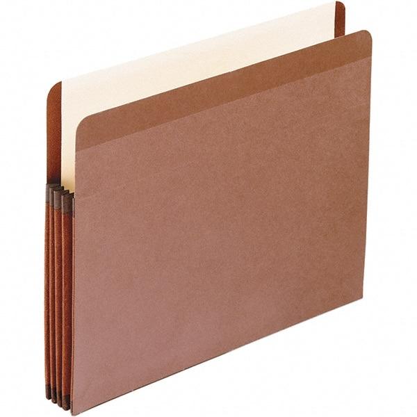 Pendaflex - 11-3/4 x 9-1/2", Letter Size, Brown, Expandable File Folders with Drop Front & End Tab Pocket - Straight Tab Cut Location - A1 Tooling