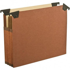 Pendaflex - 12 x 10", Letter Size, Brown, Hanging File Folder - 1/5 Tab Cut Location - A1 Tooling