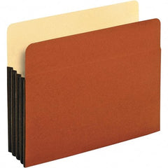 Pendaflex - 11-3/4 x 9-1/2", Letter Size, Brown, Expansion Folders - Straight Tab Cut Location - A1 Tooling