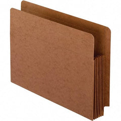 Pendaflex - 12-3/4 x 9-1/2", Letter Size, Brown, Expandable File Folders with Drop Front & End Tab Pocket - Straight Tab Cut Location - A1 Tooling