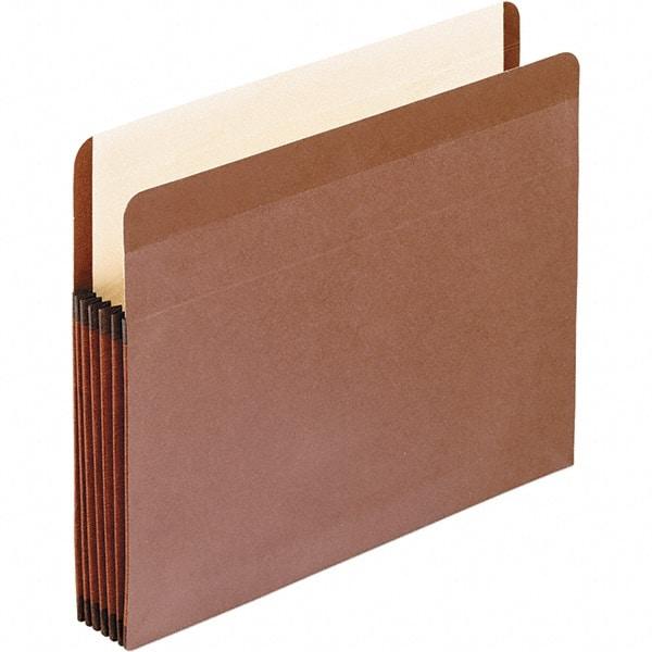 Pendaflex - 14-3/4 x 9-1/2", Legal, Brown, Expandable File Folders with Drop Front & End Tab Pocket - Straight Tab Cut Location - A1 Tooling