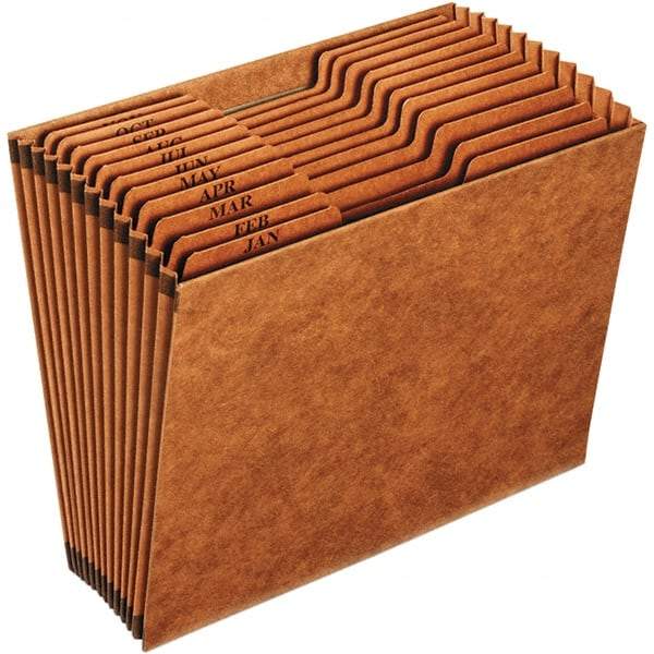 Pendaflex - 12 x 10", Letter Size, Brown, Expansion Folders - 1/3 Tab Cut Location - A1 Tooling