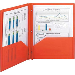 SMEAD - 11 x 8-1/2", Letter Size, Red, Two Pocket Folder - A1 Tooling