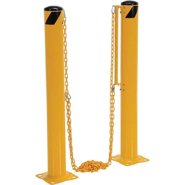 Vestil - 10.5' Long Steel Bollard - Yellow - A1 Tooling