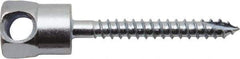 Powers Fasteners - 1/4" Zinc-Plated Steel Horizontal (Cross Drilled) Mount Threaded Rod Anchor - 1/4" Diam x 1" Long, Hex Head, 685 Lb Ultimate Pullout, For Use with Wood - A1 Tooling