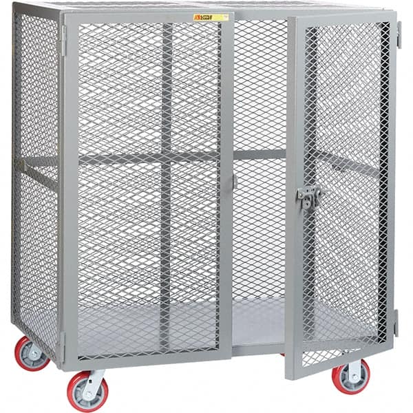 Little Giant - 1 Shelf Mobile Storage Cabinet - Steel, 73" Wide x 33" Deep x 57" High - A1 Tooling