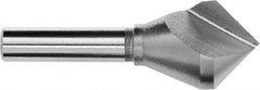 Magafor - 1/8" Head Diam, 1/8" Shank Diam, 1 Flute 82° High Speed Steel Countersink - A1 Tooling