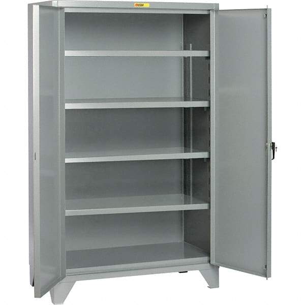 Little Giant - 4 Shelf Storage Cabinet - Steel, 48" Wide x 32" Deep x 78" High - A1 Tooling