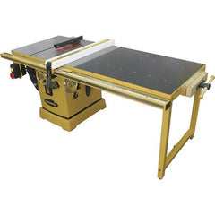 Jet - 10" Blade Diam, 5/8" Arbor Diam, 3 Phase Table Saw - 5 hp, 230/460 Volt, 11-1/4" Cutting Depth - A1 Tooling