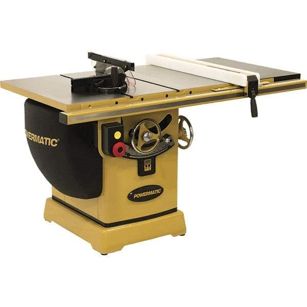 Powermatic - 10" Blade Diam, 5/8" Arbor Diam, 1 Phase Table Saw - 3 hp, 230 Volt, 11-1/4" Cutting Depth - A1 Tooling