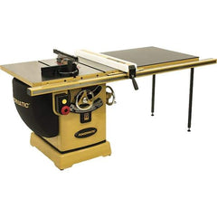 Powermatic - 10" Blade Diam, 5/8" Arbor Diam, 1 Phase Table Saw - 5 hp, 230 Volt, 11-1/4" Cutting Depth - A1 Tooling