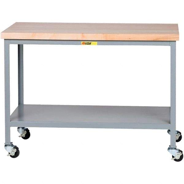 Little Giant - Mobile Work Benches Type: Butcher Block Top Length: 24 (Inch) - A1 Tooling