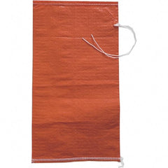 PRO-SAFE - 26" Long x 14" Wide Sand Bag - Orange Polypropylene, For Accident Prevention - A1 Tooling