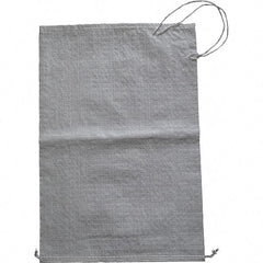 PRO-SAFE - 27" Long x 18" Wide Sand Bag - White Polypropylene, For Accident Prevention - A1 Tooling