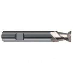 3mm Dia. - 50mm OAL - 45° Helix Bright Carbide End Mill - 2 FL - A1 Tooling