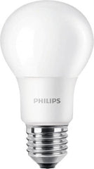 Philips - 5 Watt LED Residential/Office Medium Screw Lamp - 2,700°K Color Temp, 450 Lumens, 120 Volts, Dimmable, A19, 15,000 hr Avg Life - A1 Tooling