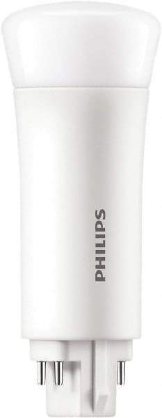 Philips - 5 Watt LED Commercial/Industrial 4 Pin Lamp - 3,500°K Color Temp, 580 Lumens, Plug-in-Vertical, 50,000 hr Avg Life - A1 Tooling